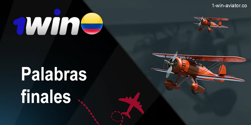 Resumen para usuarios colombianos de 1Win Aviator